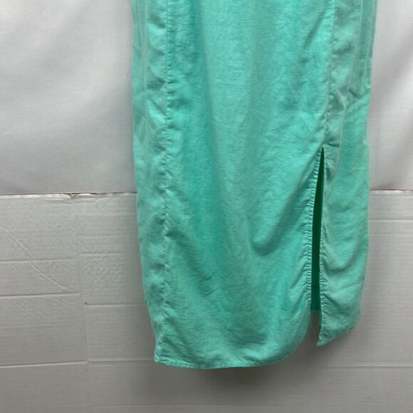 J.Crew Factory Linen Blend Slip Midi dress in sun washed mint NWT size 2 - Picture 5 of 14